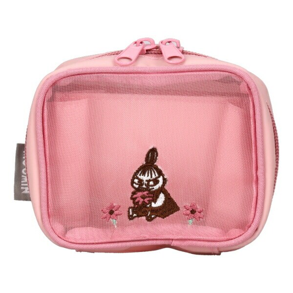 ムーミン リトルミイ ミニ じゃばらメッシュポーチ(ピンク)