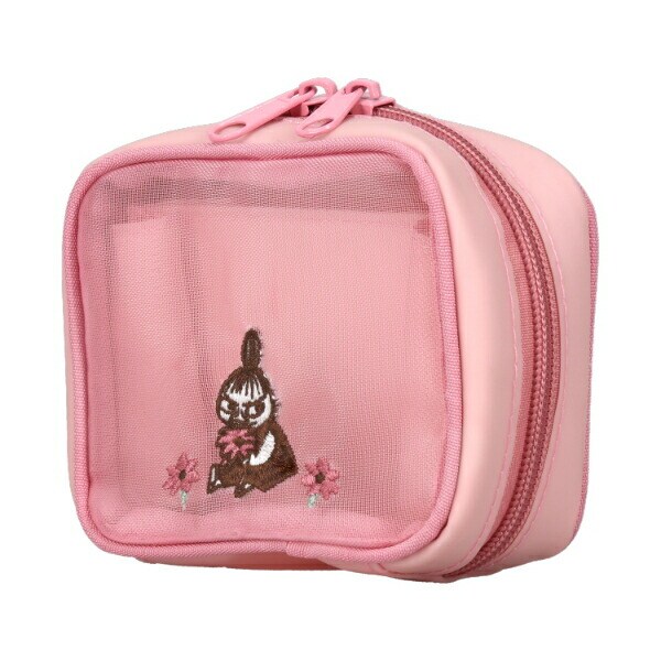 ムーミン リトルミイ ミニ じゃばらメッシュポーチ(ピンク)