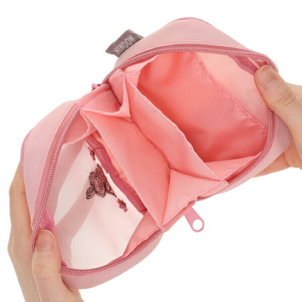 ムーミン リトルミイ ミニ じゃばらメッシュポーチ(ピンク)