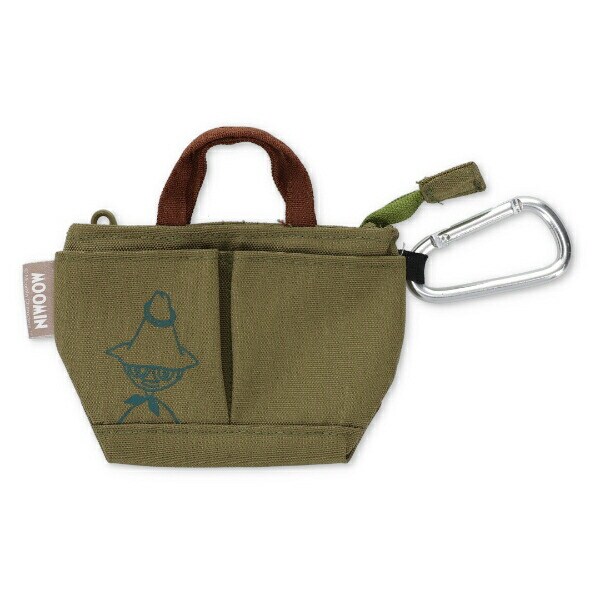 ムーミン スナフキン ミニトートキーケース スナフキン(ブラウン×グリーン)