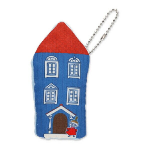 ムーミン やしき 肩掛けパッドマスコット(ブルー)