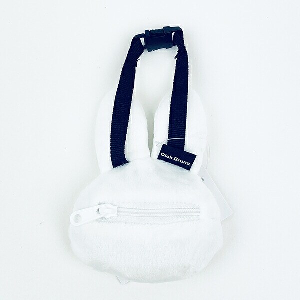 ミッフィー miffy フェイス型バッグチャーム(アイボリー) ポーチ ぬい活