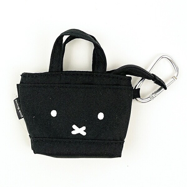 ミッフィー miffy ミニトートキーケース(ブラック) ポーチ ぬい活