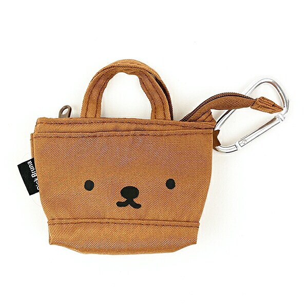 ミッフィー miffy ボリス ミニトートキーケース(ブラウン) ポーチ ぬい活