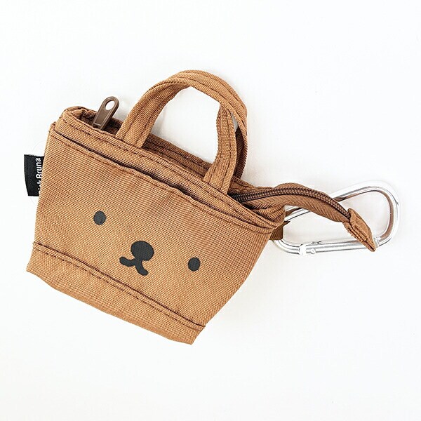 ミッフィー miffy ボリス ミニトートキーケース(ブラウン) ポーチ ぬい活