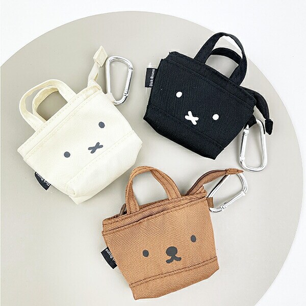 ミッフィー miffy ボリス ミニトートキーケース(ブラウン) ポーチ ぬい活