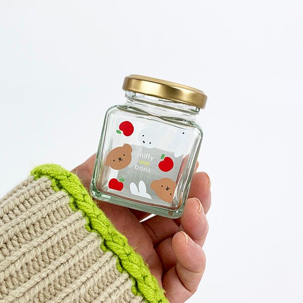 ミッフィー プチ ガラス瓶 ボリス お菓子入れ 小物入れ インテリア キッチン