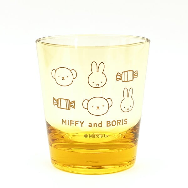 ミッフィー miffy クリアタンブラー （イエロー） コップ 日本製