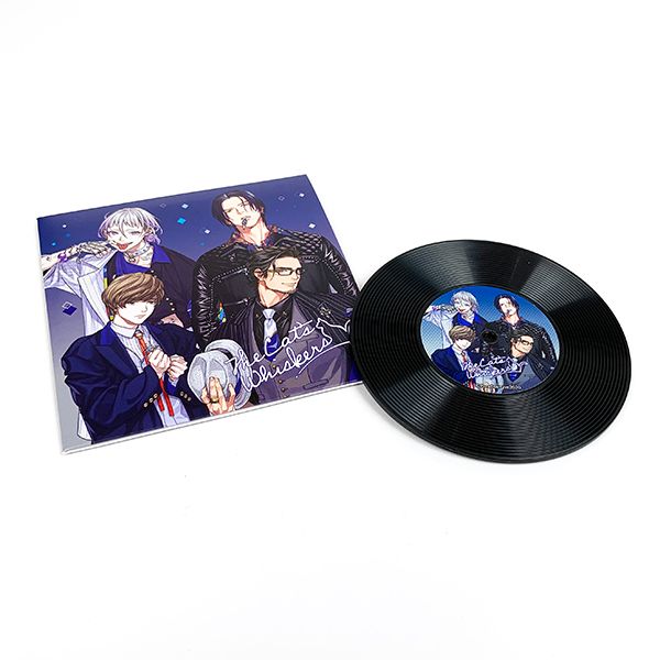 パラドックスライブ paradoxlive レコードコースター the cat's whiskers レコード コースター キッチン ブルー グッズ(mcd)