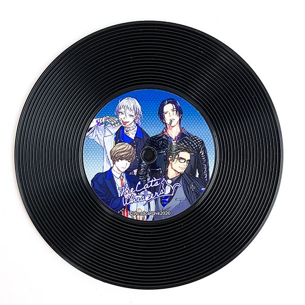パラドックスライブ paradoxlive レコードコースター the cat's whiskers レコード コースター キッチン ブルー グッズ(mcd)