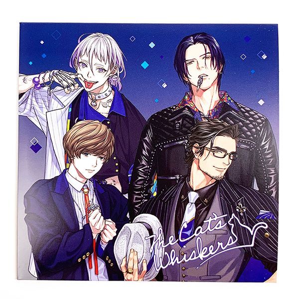 パラドックスライブ paradoxlive レコードコースター the cat's whiskers レコード コースター キッチン ブルー グッズ(mcd)