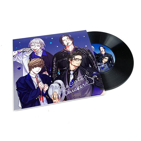 パラドックスライブ paradoxlive レコードコースター the cat's whiskers レコード コースター キッチン ブルー グッズ(mcd)