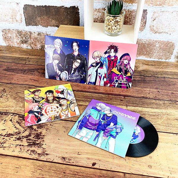 パラドックスライブ paradoxlive レコードコースター the cat's whiskers レコード コースター キッチン ブルー グッズ(mcd)