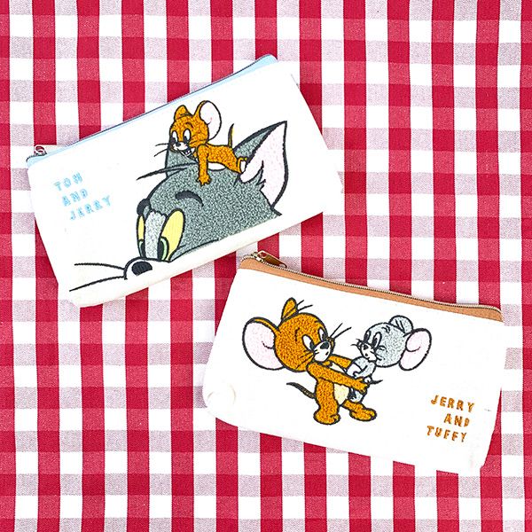 dショッピング |トムとジェリー さがら刺繍ペンポーチ ジェリー