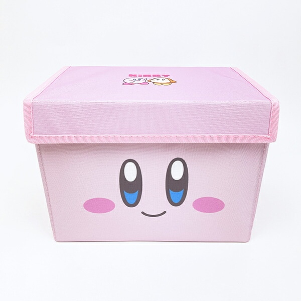 星のカービィ カービィフェイス フタ付き折りたたみ収納ボックス