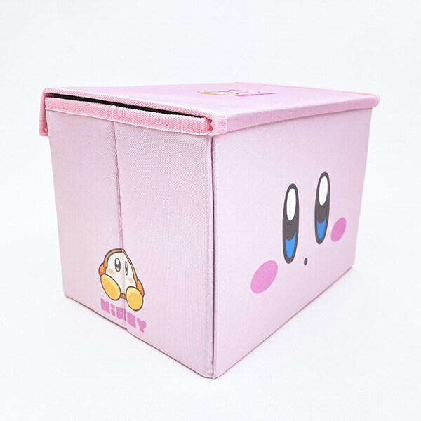星のカービィ カービィフェイス フタ付き折りたたみ収納ボックス