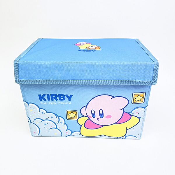 星のカービィ お空ブル- フタ付き折りたたみ収納ボックス