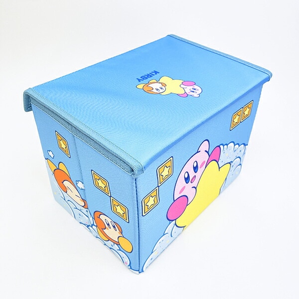 星のカービィ お空ブル- フタ付き折りたたみ収納ボックス