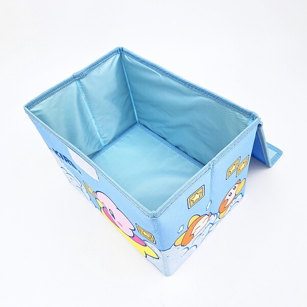 星のカービィ お空ブル- フタ付き折りたたみ収納ボックス