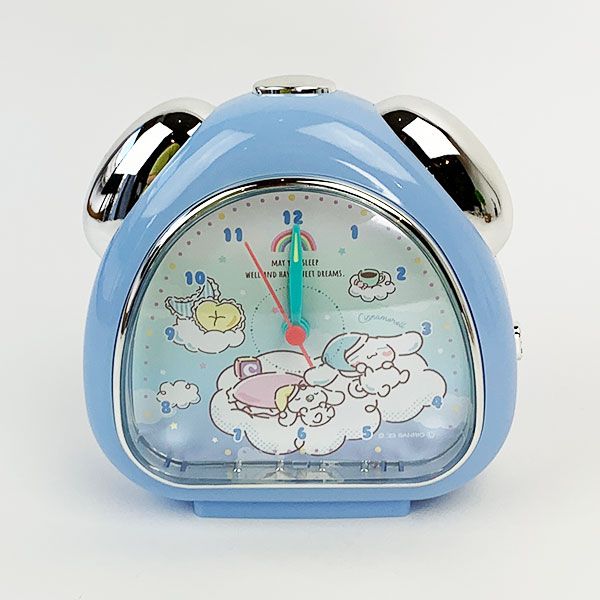 サンリオ おむすびクロック （おやすみ/シナモロール） ブルー 目覚まし時計