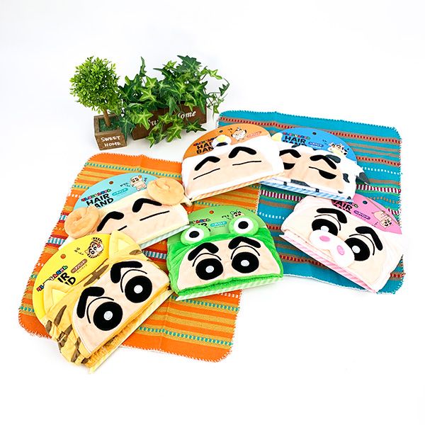 クレヨンしんちゃん ヘアバンド 変身しんちゃん/かえる バスグッズ 洗顔 メイク