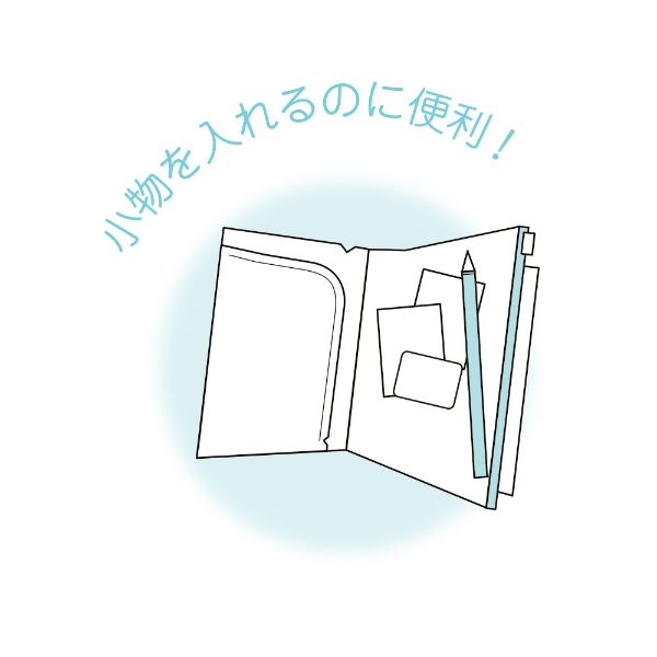 んぽちゃむ ハードカバーファイル(6ポケット＋1ファスナー付きケース) (アップ) A4