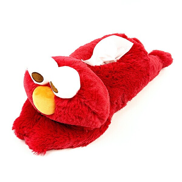 セサミストリート エルモ ねそべりティッシュカバー ルーム用品