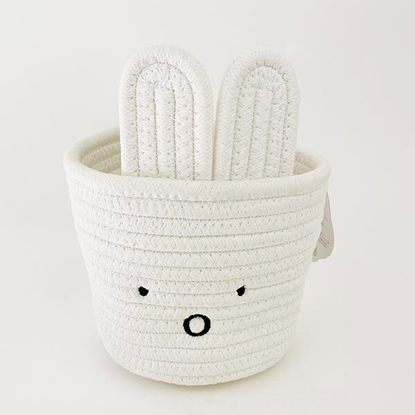 ミッフィー miffy ロープバスケット（S) ホワイト インテリア