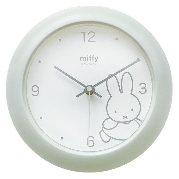 ミッフィー miffy マイルームクロック（グレー） インテリア