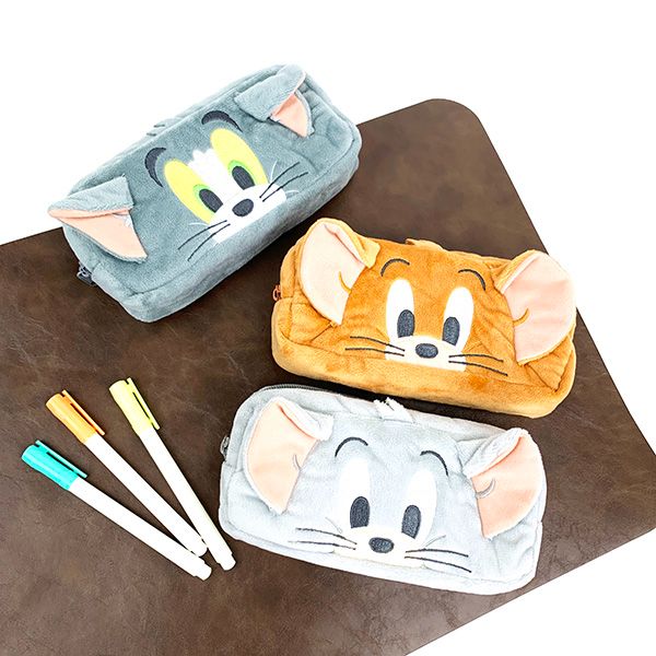 トムとジェリー トム ぬいぐるみドアップペンポーチ ペンケース