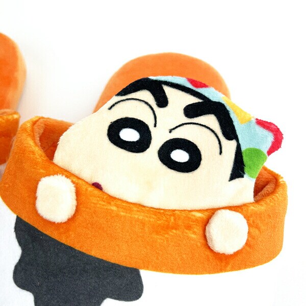 クレヨンしんちゃん しんちゃんとシロ おふとんスリッパ 日用品