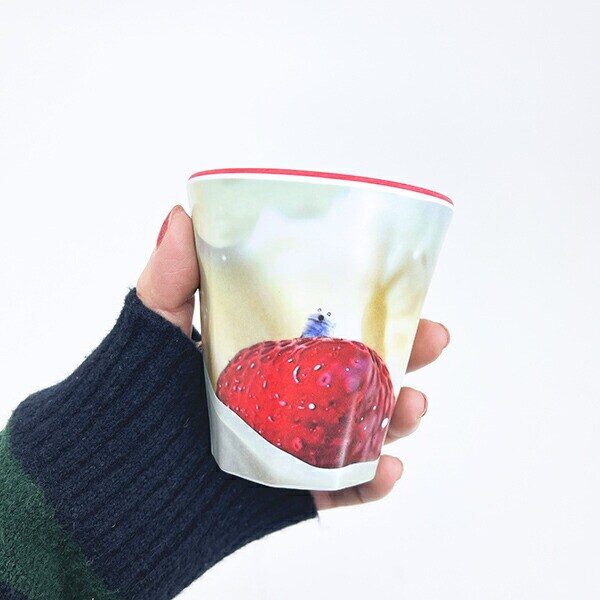パペットスンスン マットメラミンカップ （いちご） コップ