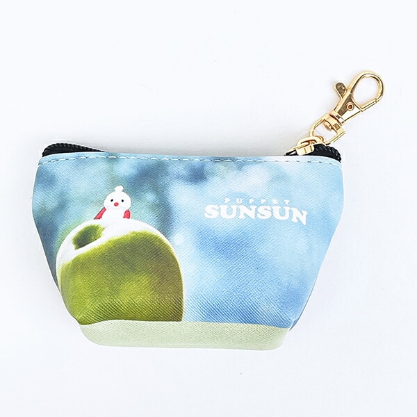 パペットスンスン 三角ミニポーチ アップル