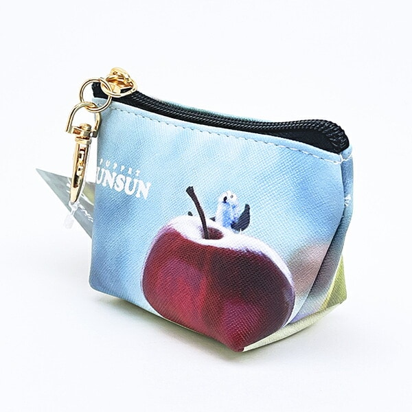 パペットスンスン 三角ミニポーチ アップル