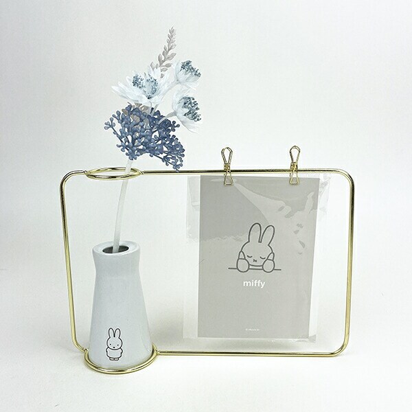 ミッフィー miffy ワイヤーフォトフレーム インテリア 写真立て