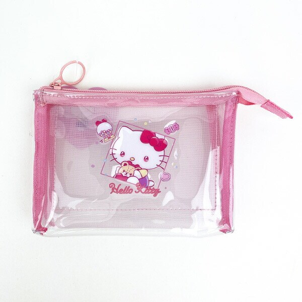 サンリオ キャラクターズ ハローキティ クリアメッシュポーチ(3P) Sanrio