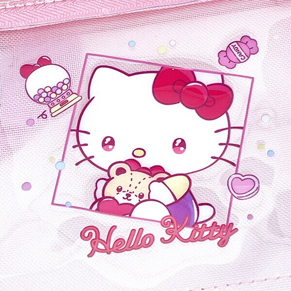 サンリオ キャラクターズ ハローキティ クリアメッシュポーチ(3P) Sanrio