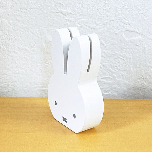 ミッフィー miffy ウッドフォトスタンド ホワイト インテリア