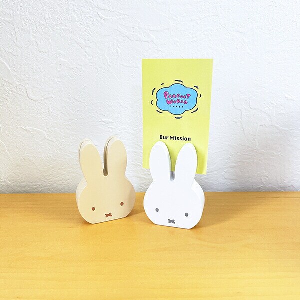 ミッフィー miffy ウッドフォトスタンド ホワイト インテリア