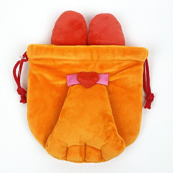 パワーパフガールズ ぬいぐるみ巾着 ブロッサム ポーチ 小物入れ メイクポーチ