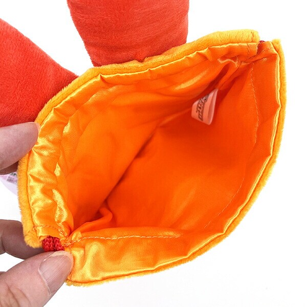 パワーパフガールズ ぬいぐるみ巾着 ブロッサム ポーチ 小物入れ メイクポーチ