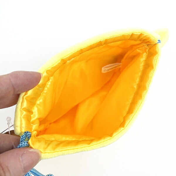 パワーパフガールズ ぬいぐるみ巾着 バブルス ポーチ 小物入れ メイクポーチ