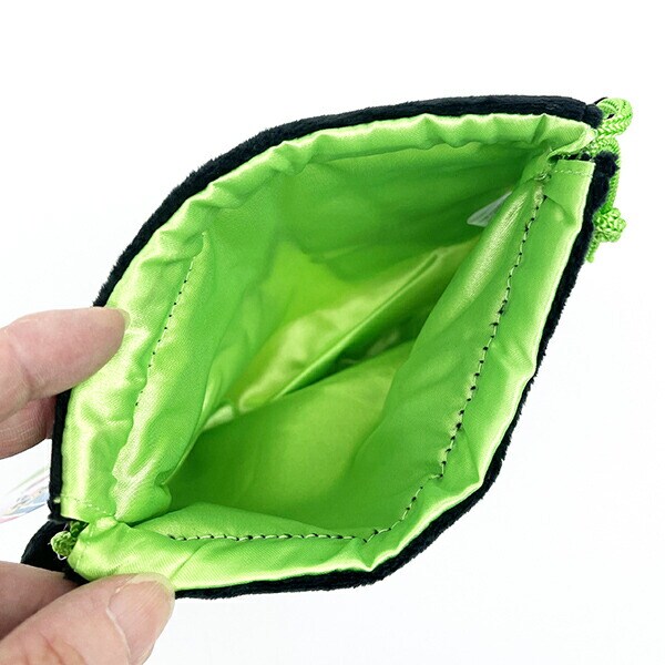 パワーパフガールズ ぬいぐるみ巾着 バターカップ ポーチ 小物入れ メイクポーチ