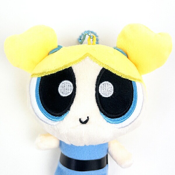 パワーパフガールズ ぬいぐるみマスコット バブルス ぬいぐるみ インテリア ボールチェーン付