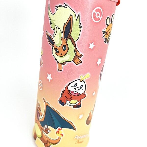 ポケットモンスター グラデーション ペットボトルカバー(L) レッド＆オレンジ ランチ ポケモン