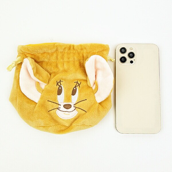 トムとジェリー ジェリー マチ付きマスコット巾着