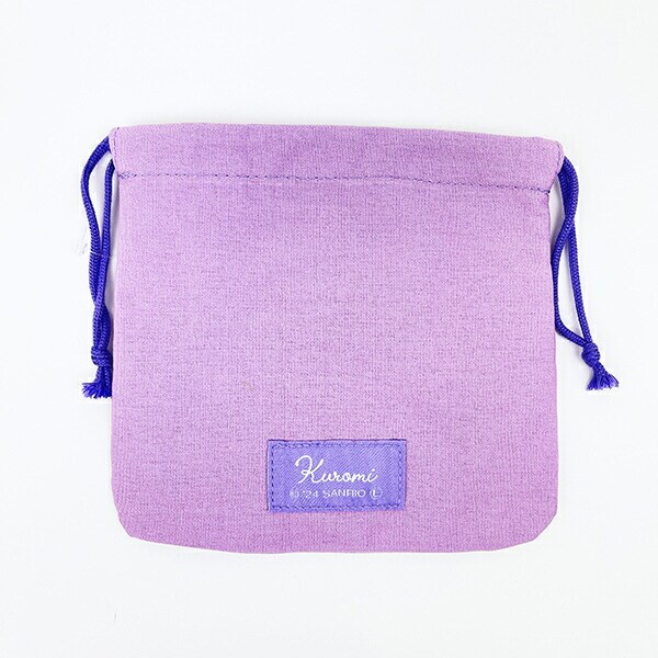 サンリオ クロミ サガラ刺繍巾着ポーチ Sanrio