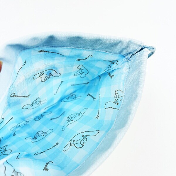 サンリオ シナモロール サガラ刺繍巾着ポーチ Sanrio