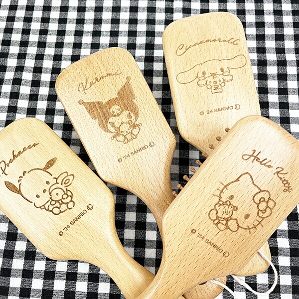 サンリオ シナモロール ウッドパドルブラシ Sanrio