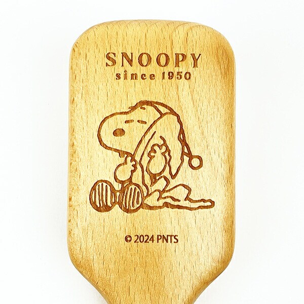 スヌーピー スリーピー ウッドパドルブラシ SNOOPY